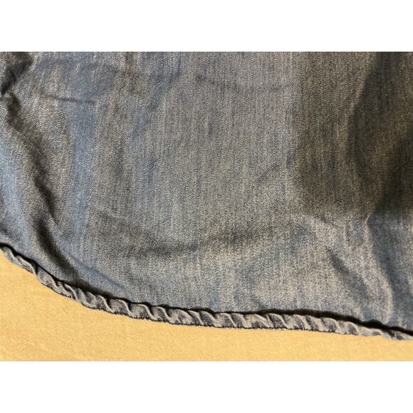 Guess Women's Size Medium Lightweight Denim Tank Sleeveless Dress Zipper Blue‎ - Picture 8 of 9